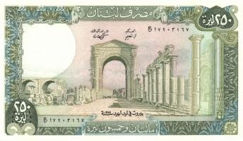 Libanon 1985-87. 50L, 250L T:I
