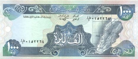 Libanon 1988. 500L, 1000L T:I