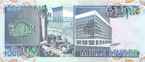 Libanon 1988. 500L, 1000L T:I
