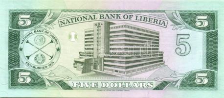 Libéria 1991. 5$ T:I