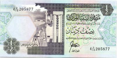 Líbia 1991-93. 1/4D, 1/2D, 1D T:I