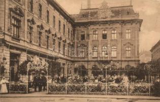 Nagyvárad, Oradea, Grosswardein; Rimanóczy szálló kerthelyiséggel. Láng József kiadása / hotel with garden