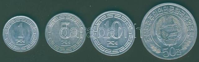 Észak-Korea 1959-78. 1Ch, 5Ch, 10Ch, 50Ch T:2,3