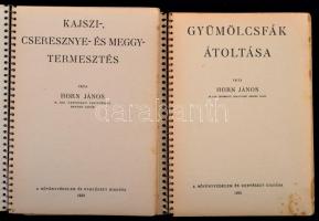 M. Kir. Földmivelésügyi Minisztérium Gazdasági Szakkönyvsorozatának 3 kötete (23, 25,27 számok), Hor...