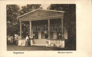 Hegybánya, Stiavnické Bane, Piarg; Bányász kápolna. Weisz József 2065. kiadása / miners' chapel