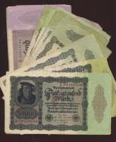 Német Birodalom benne infla sok jobbal 123db T:II,III,IV(kevés)