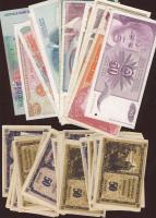 88db egész világ,régi és új sok hajtatlannal! T:I,II,III(kevés)