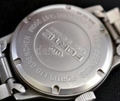 Fortis Flieger automata karóra, típusszám: 595.10.46, fém szíjjal, zafír üveggel, szép állapotban, m...
