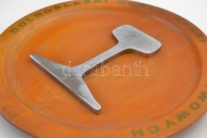 Dísz fa falitényér, síndarabbal, d: 27 cm