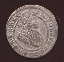 Ausztria/magyar verdejel 1697CB 1Kr Ag I.Lipót T:3