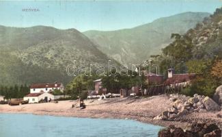 1912 Medveja, Medvea; tengerpart / sea coast