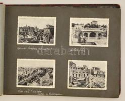 1933-1934 Fotóalbum főleg (Róma, Velence), Tabán (14 db) Óbuda (2 db)