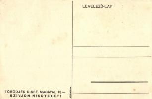 Törődjék kissé magával is - Szívjon Nikotexet! Cigaretta reklám / Hungarian cigarette advertisement ...