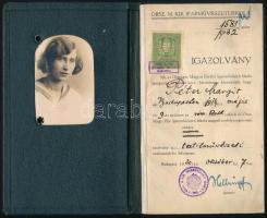 1930 Bp., Az Orsz. M. Kir. Iparművészeti Iskola értesítője, neves tanárok aláírásával, pl. Muhits Sá...