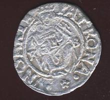 1579. Denár Ag Rudolf T:3