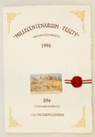 Millecentenárium - Feszty: Jubileumi telefonkártya 1996. Használatlan, limitált kiadású telefonkártya. Bontatlan exkluzív, merített papíros, pecsételt tartóban