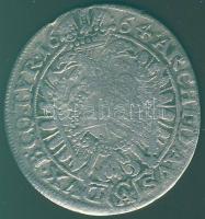Ausztria/magyar verdejel 1664CA 6Kr Ag I.Lipót T:3-