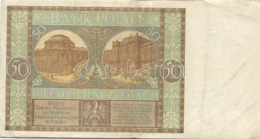 Lengyelország 1929. 50Zl T:II-/III+