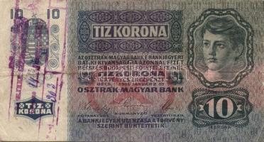 1913. 20K(5x)+1915. 10K(2x) mindegyik klf, szerb ellenbélyegzőkkel,összesen 7db T:II,III+