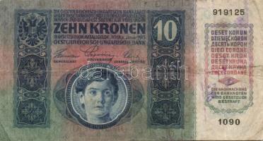 1913. 20K(5x)+1915. 10K(2x) mindegyik klf, szerb ellenbélyegzőkkel,összesen 7db T:II,III+