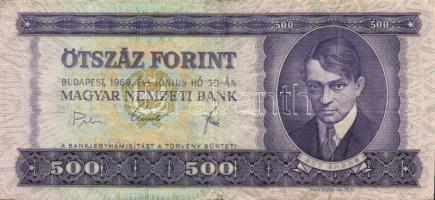 1969.+1990. 500Ft. 2klf db T:III+