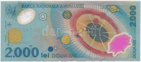 Románia 1999. 2000L "Napfogyatkozás" T:III ragasztás
Romania 1999. 2000 Lei "Solar e...