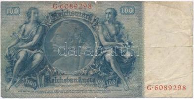 Német Harmadik Birodalom 1935. 100M T:III,III- 
German Third Reich 1935. 100 Mark C:F,VG