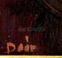 Doór Ferenc (1918-2015): Korsós csendélet. Olaj, farost, jelzett, keretben, 60×50 cm