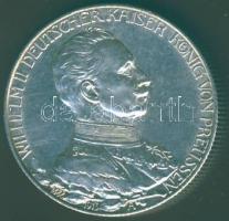 Német Birodalom(Császárság) Poroszország 1913. 3M Ag "II.Vilmos egyenruhában" T:1/2+