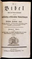 Wilhelm Friedrich Hezel (1754-1824): Die Bibel alten und neuen Testaments mit vollständigen erklären...