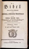 Wilhelm Friedrich Hezel (1754-1824): Die Bibel alten und neuen Testaments mit vollständigen erklären...