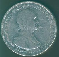 1930. 5P Ag "Horthy jobbra" T:3