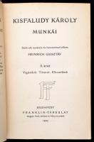 Magyar Remekírók sorozat 42 kötete. Bp.,1902-1907, Franklin. Aranyozott, festett liadói egészvászon-...