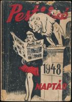 1948 Pesti izé naptára, papírkötésben, jó állapotban