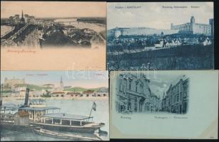 Pozsony, Pressburg, Bratislava; - 20 db régi képeslap jó lapokkal / 20 pre-1945 postcards with good and interesting pieces