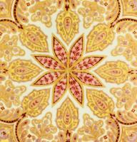 Zsolnay óriás dísztál orientalizáló mintával, kézzel festett, jelzett (Bosnyák Tiborné), hibátlan, d...