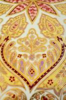 Zsolnay óriás dísztál orientalizáló mintával, kézzel festett, jelzett (Bosnyák Tiborné), hibátlan, d...