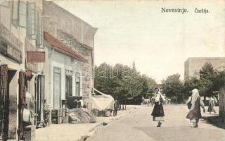 1909 Nevesinje, Carsija / market street with the shop of Armin Deutsch