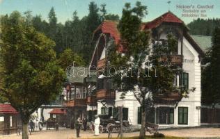 Seeboden am Millstätter See, Steiners Gasthof / guest house and restaurant with chariot