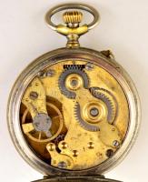 Prekopf Patent vasútmotívumos zsebóra, működik