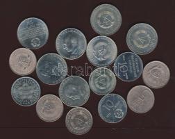 NDK 1969-1983. 5M (6x), 10M (3x), 10M (7x) emlékpénzek, többnyire klf motívumokkal T:2,2/3