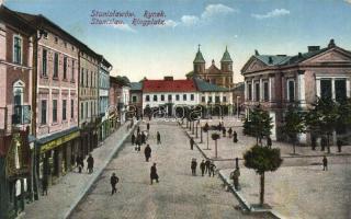 Ivano-Frankivsk, Stanislawów, Stanislau; Rynek / Ringplatz / square with shops
