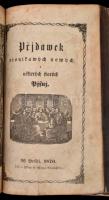 Pŕjdawek pronikawých nowých y nékterých starých Pjsnj. Pessti(Pest),(1870), Alojsa Bučánskyho, 1 t.+...