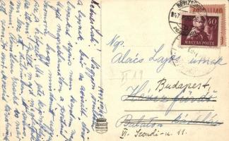 Gárdony, mozaiklap: Karsay cukrászda, Római katolikus iskola, Grill, Babay vendéglő, étterem, Villat...