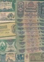 Pengő-forint tétel 48db +2.klf, külföldi bankjegy 48db T:II,III,IV(kevés)