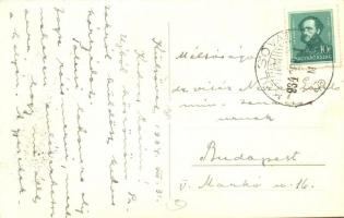 1934 Külsővat, Falusi utcakép. photo