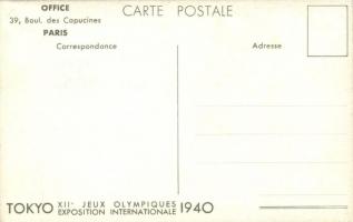 1940 Japon. Tokyo XIIe Jeux Olympiques Exposition Internationale / 1940 Summer Olympics in Japan. ve...