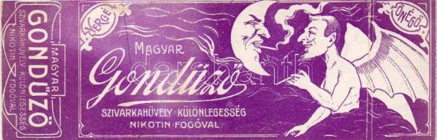 Dekoratív számolócédula kasírozva/Dekor Zahlzettel, auf Kartonage