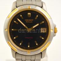 Orient Automatic Titanium karóra, fém szíjjal, üvegén apró karcolás, működik