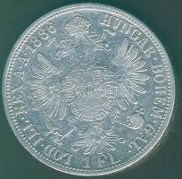 Ausztria 1886. 1Fl Ag T:3